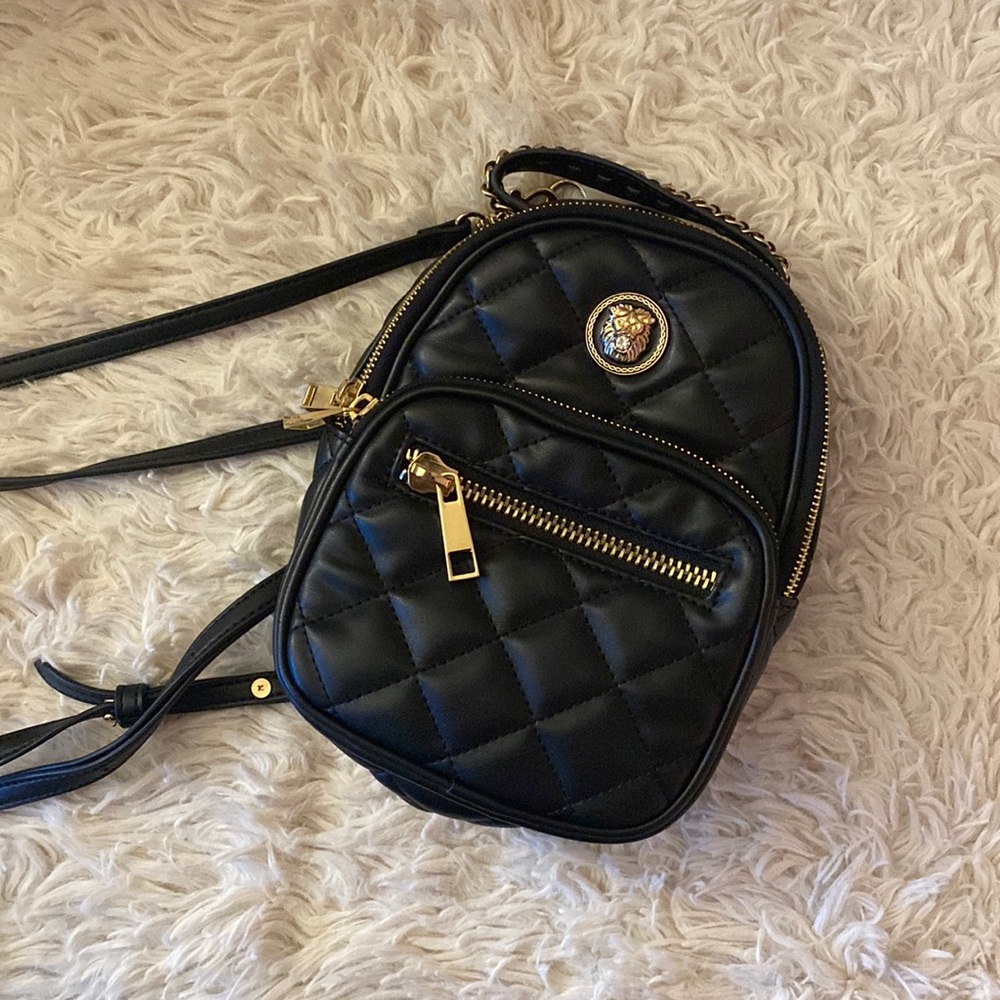 ALDO black, mini backpack